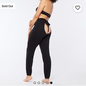 Savage x fenty open back tie pajama pant